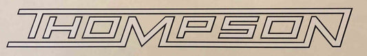 Thompson Downtube decal - H Lloyd Cycles