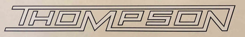 Thompson Downtube decal