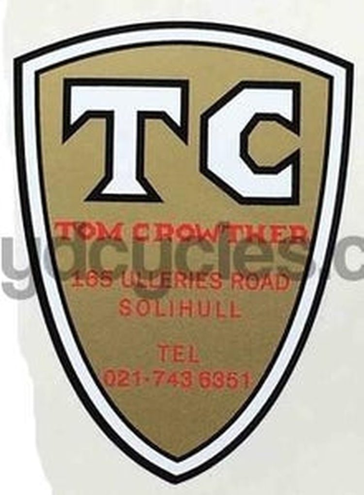 Tom Crowther Head Decal - H Lloyd Cycles