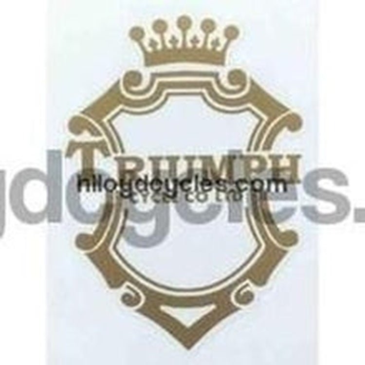 TRIUMPH head/seat crest. - H Lloyd Cycles