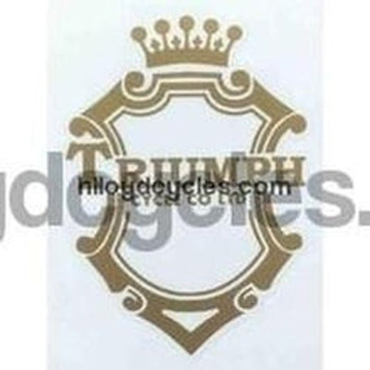 TRIUMPH head/seat crest. - H Lloyd Cycles
