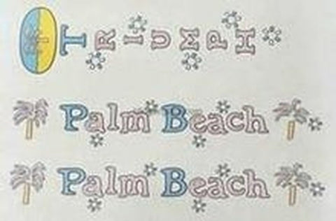 Triumph Palm Beach Decal set