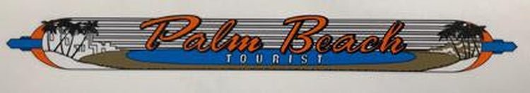 Triumph Palm Beach Tourist Downtube decal - H Lloyd Cycles