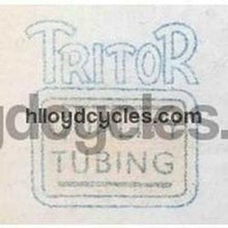 TRIUMPH "TRITOR QUALITY TUBING" - H Lloyd Cycles
