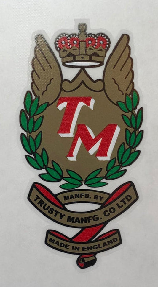 Trusty Manufacturing crest - H Lloyd Cycles