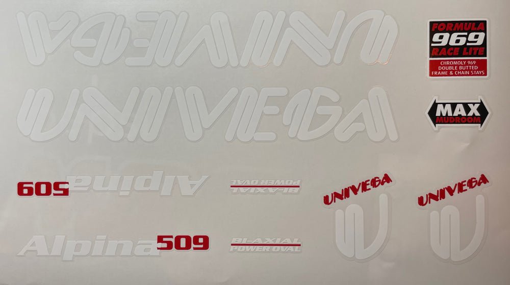 Univega Alpine 509 Decal set - H Lloyd Cycles
