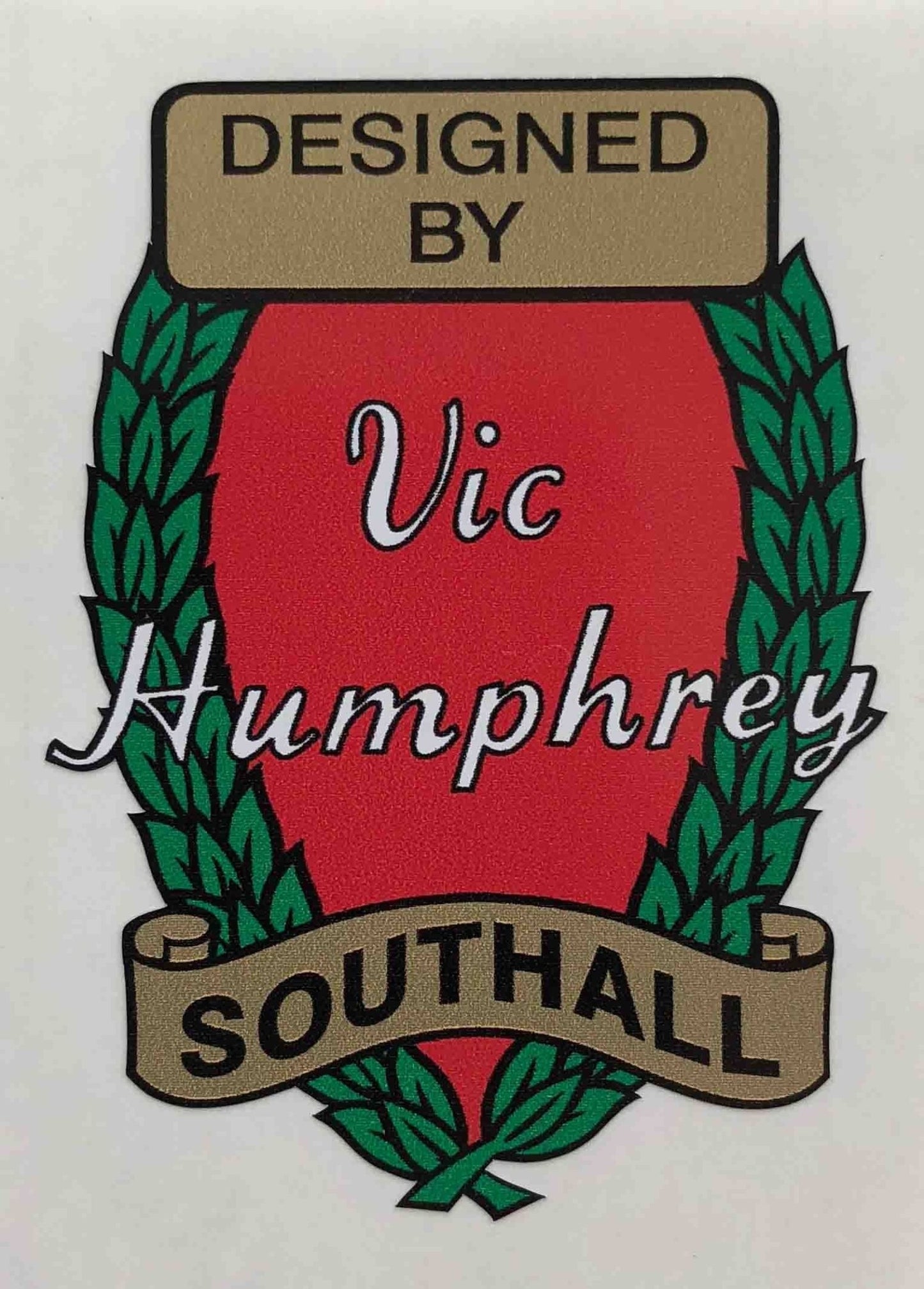 Vic Humphrey Head crest - H Lloyd Cycles