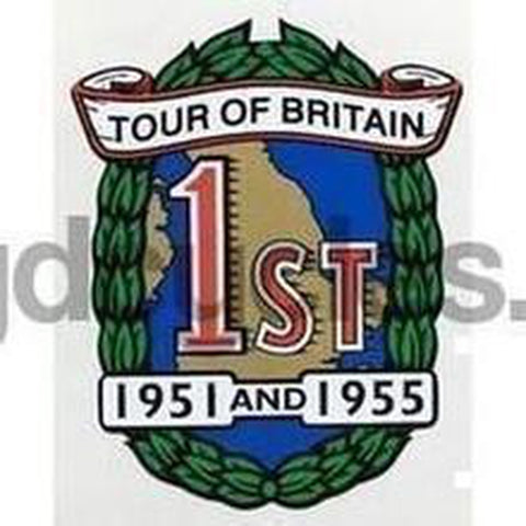 VIKING "1st Tour of Britain" seat tube transfer