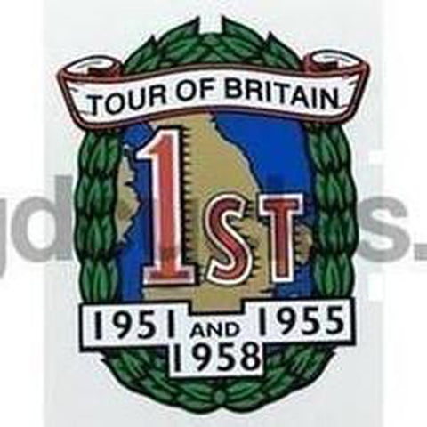 VIKING "1st Tour of Britain" seat tube transfer