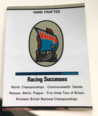 Viking Seat Tube panel NOS