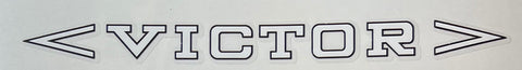 Viking Victor top tube decal
