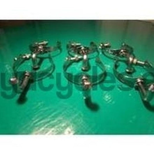 Vintage CYCLO frame fit chrome pump pegs. NOS. - H Lloyd Cycles