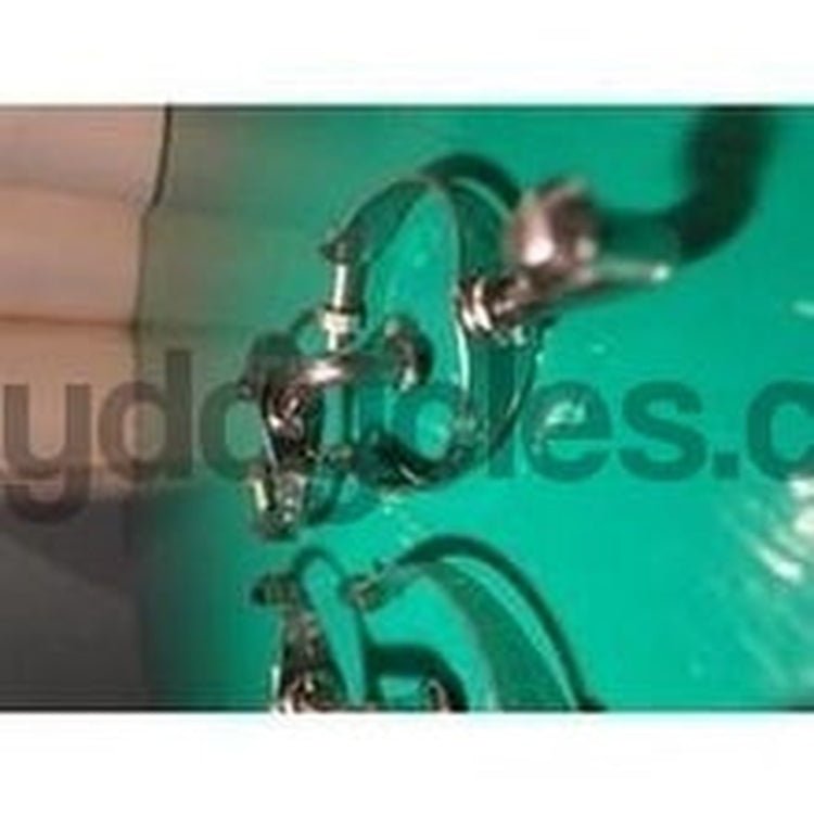 Vintage CYCLO frame fit chrome pump pegs. NOS. - H Lloyd Cycles
