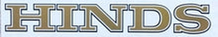 W Hinds Downtube decal - H Lloyd Cycles