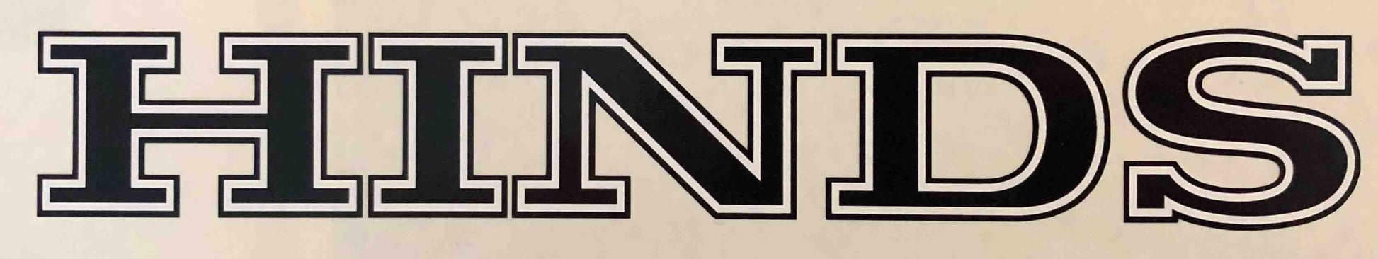 W Hinds Downtube decal - H Lloyd Cycles