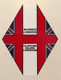 W Hinds Head/seat decal