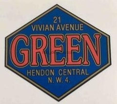 Wally Green Head/seat Decal