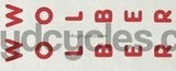 Wolber fork decals