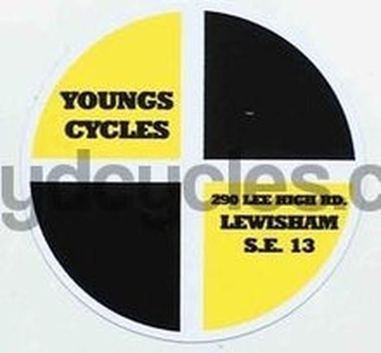 YOUNGS (Lewisham) head decal. - H Lloyd Cycles