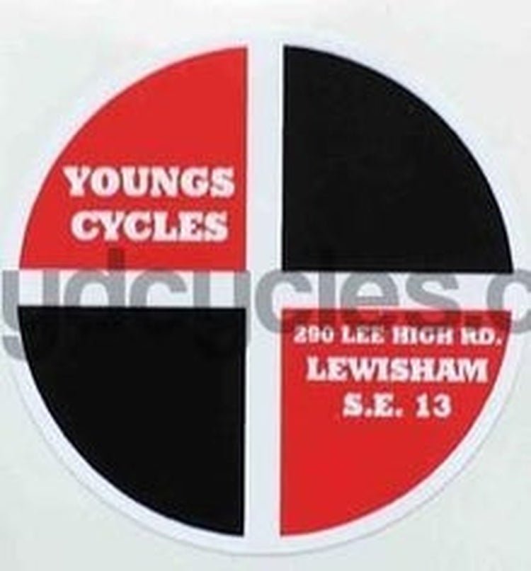 YOUNGS (Lewisham) head decal. - H Lloyd Cycles