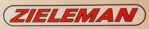 Zieleman Downtube decal